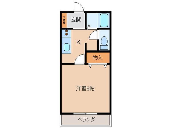 サン・friends安田ⅠⅡⅢの物件間取画像